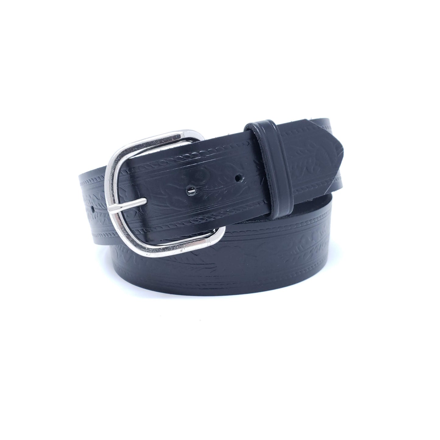 1¾” Top Grain Embossed Western Leather