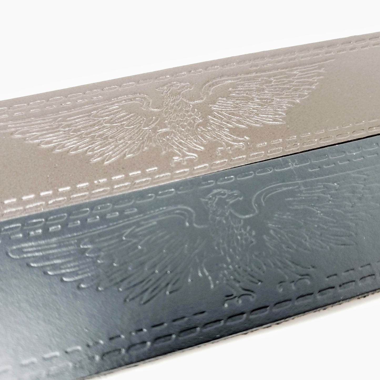 1½” Eagle Embossed Western Leather