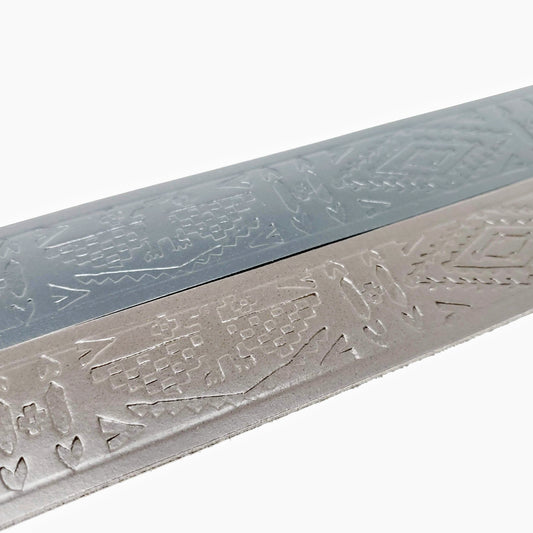 1½” Aztec Embossed Western Leather