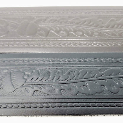 1¾” Top Grain Embossed Western Leather
